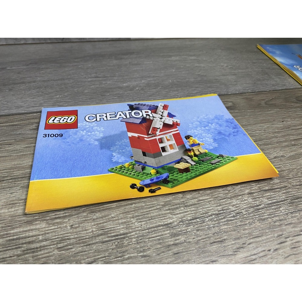 LEGO Creator 31009 Small Cottage Instruction Manual Booklet 2013 Windmill 3in1 - Picture 4 of 8